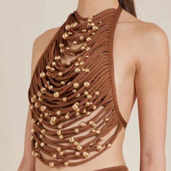 Cult Gaia Jonna Top Brown - Picture 8 of 11